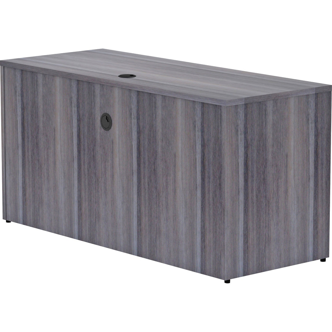Image of Lorell Credenza Shell, 60"x24"x29-1/2", Weathered Charcoal