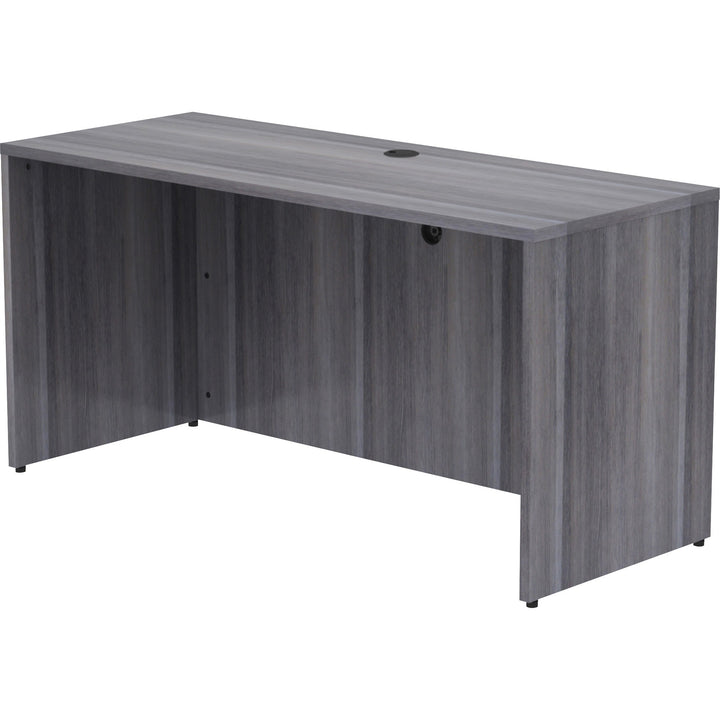 Image of Lorell Credenza Shell, 60"x24"x29-1/2", Weathered Charcoal