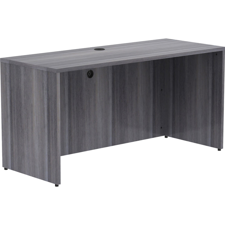 Image of Lorell Credenza Shell, 60"x24"x29-1/2", Weathered Charcoal