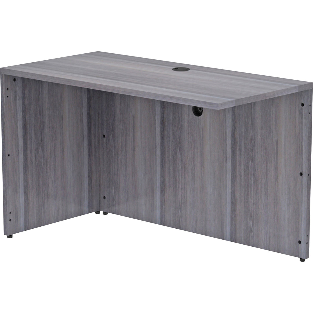 Image of Lorell Return Shell, 48"x24"x29-1/2", Weathered Charcoal