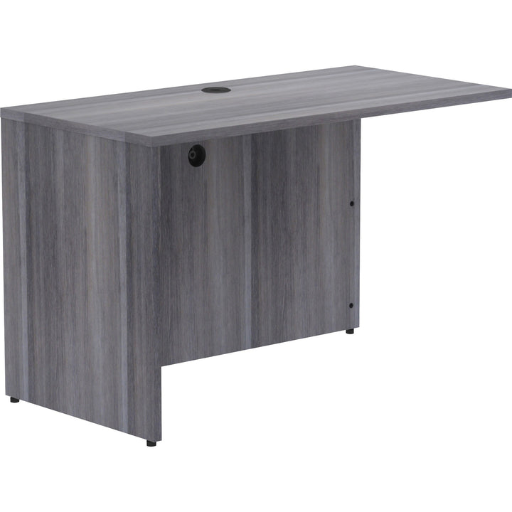 Image of Lorell Return Shell, 48"x24"x29-1/2", Weathered Charcoal