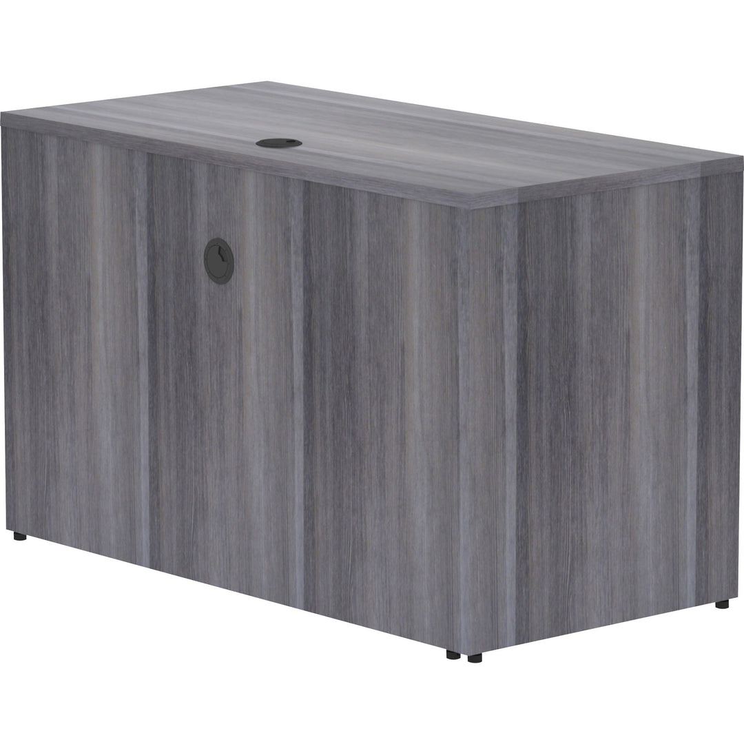 Image of Lorell Return Shell, 48"x24"x29-1/2", Weathered Charcoal