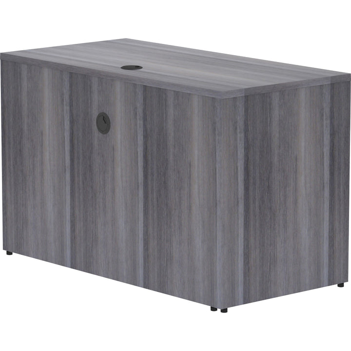 Image of Lorell Return Shell, 48"x24"x29-1/2", Weathered Charcoal