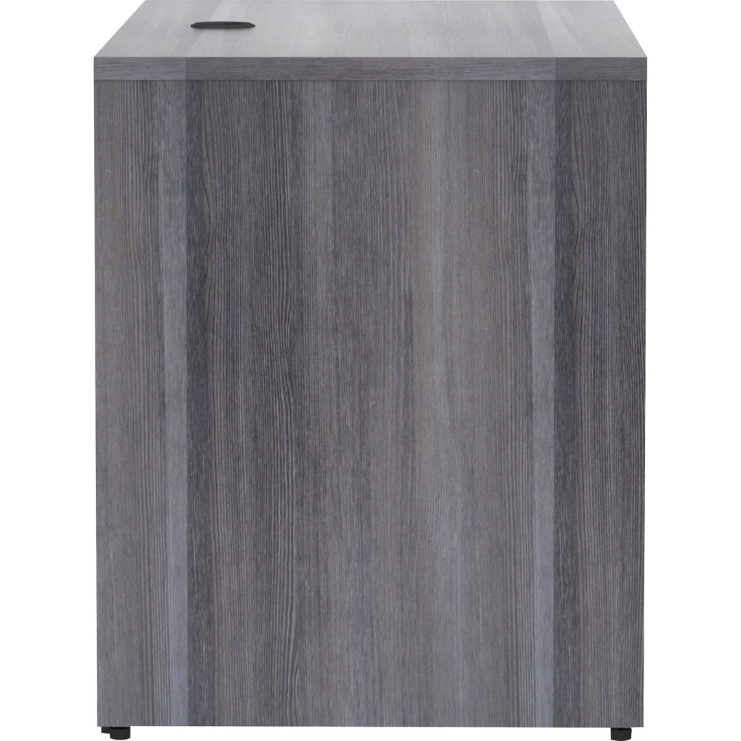 Image of Lorell Return Shell, 48"x24"x29-1/2", Weathered Charcoal