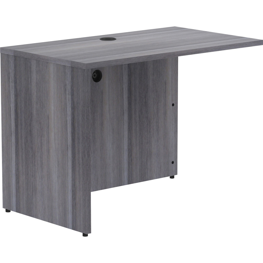 Image of Lorell Return Shell, 42"x24"x29-1/2", Weathered Charcoal