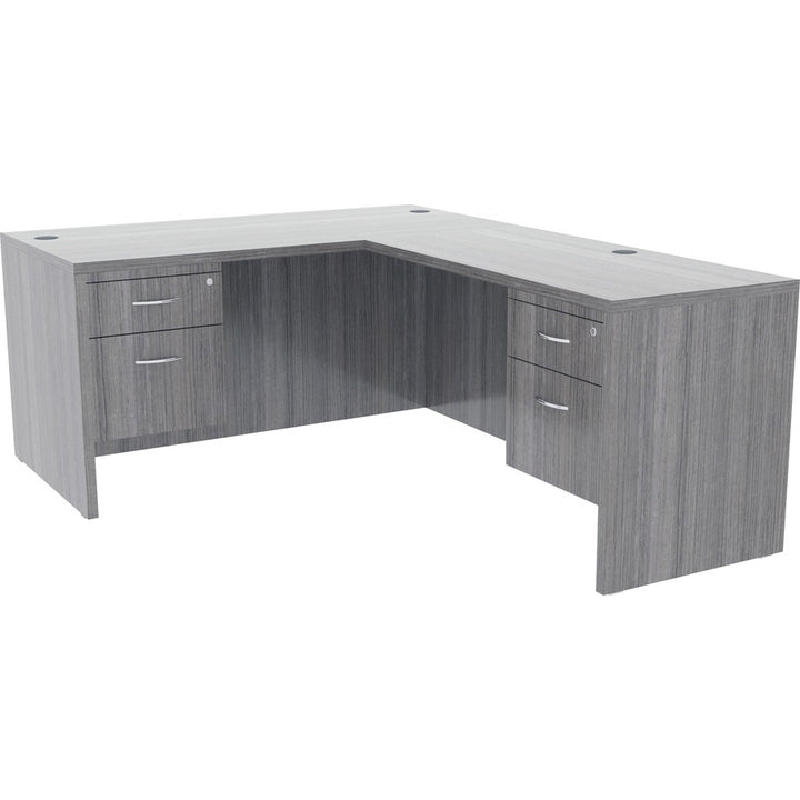 Image of Lorell Return Shell, 42"x24"x29-1/2", Weathered Charcoal