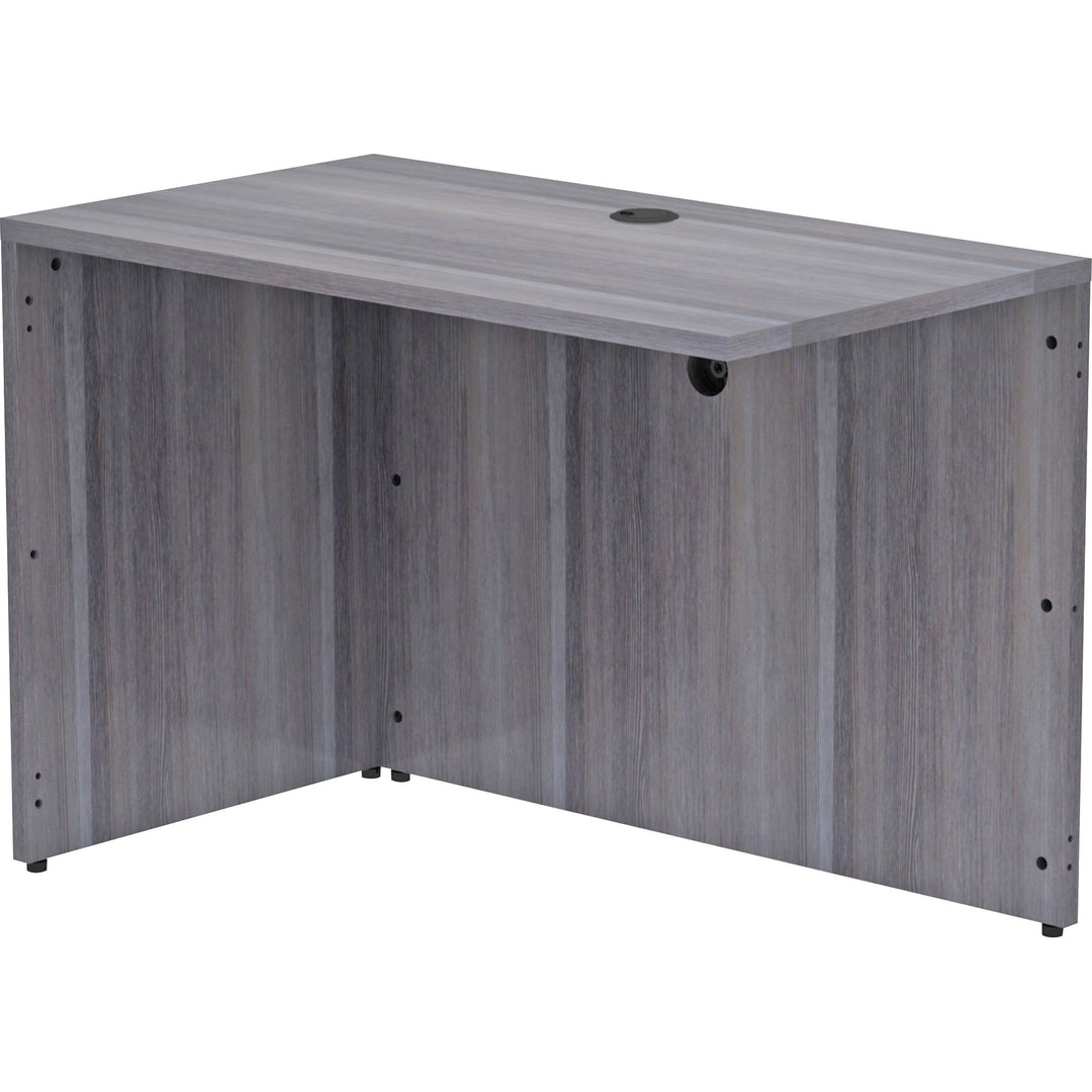 Image of Lorell Return Shell, 42"x24"x29-1/2", Weathered Charcoal