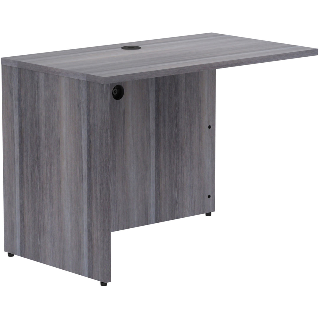 Image of Lorell Return Shell, 42"x24"x29-1/2", Weathered Charcoal