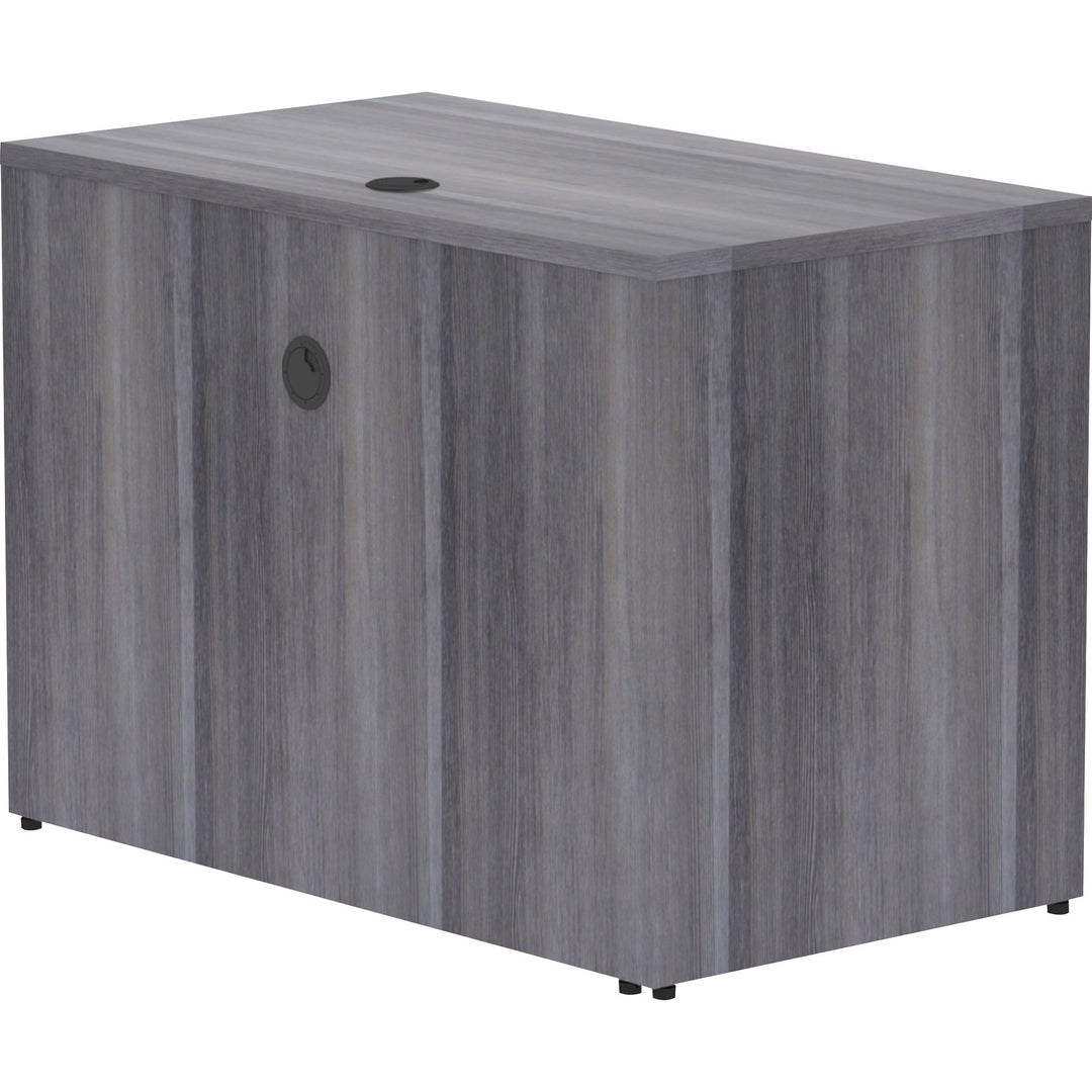 Image of Lorell Return Shell, 42"x24"x29-1/2", Weathered Charcoal