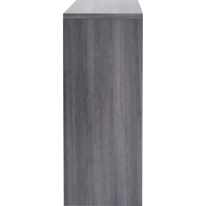 Image of Lorell Hutch w/Doors, 72"x15"x36", Weathered Charcoal