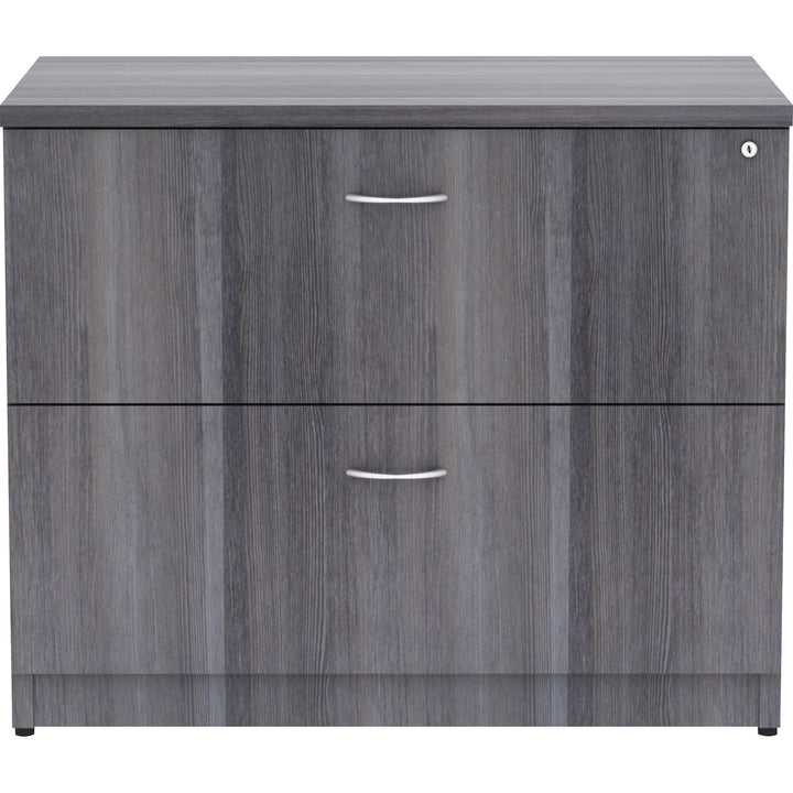 Image of Lorell Lateral File, Anti-tip, 35"x22"x29-1/2", Weathered Charcoal