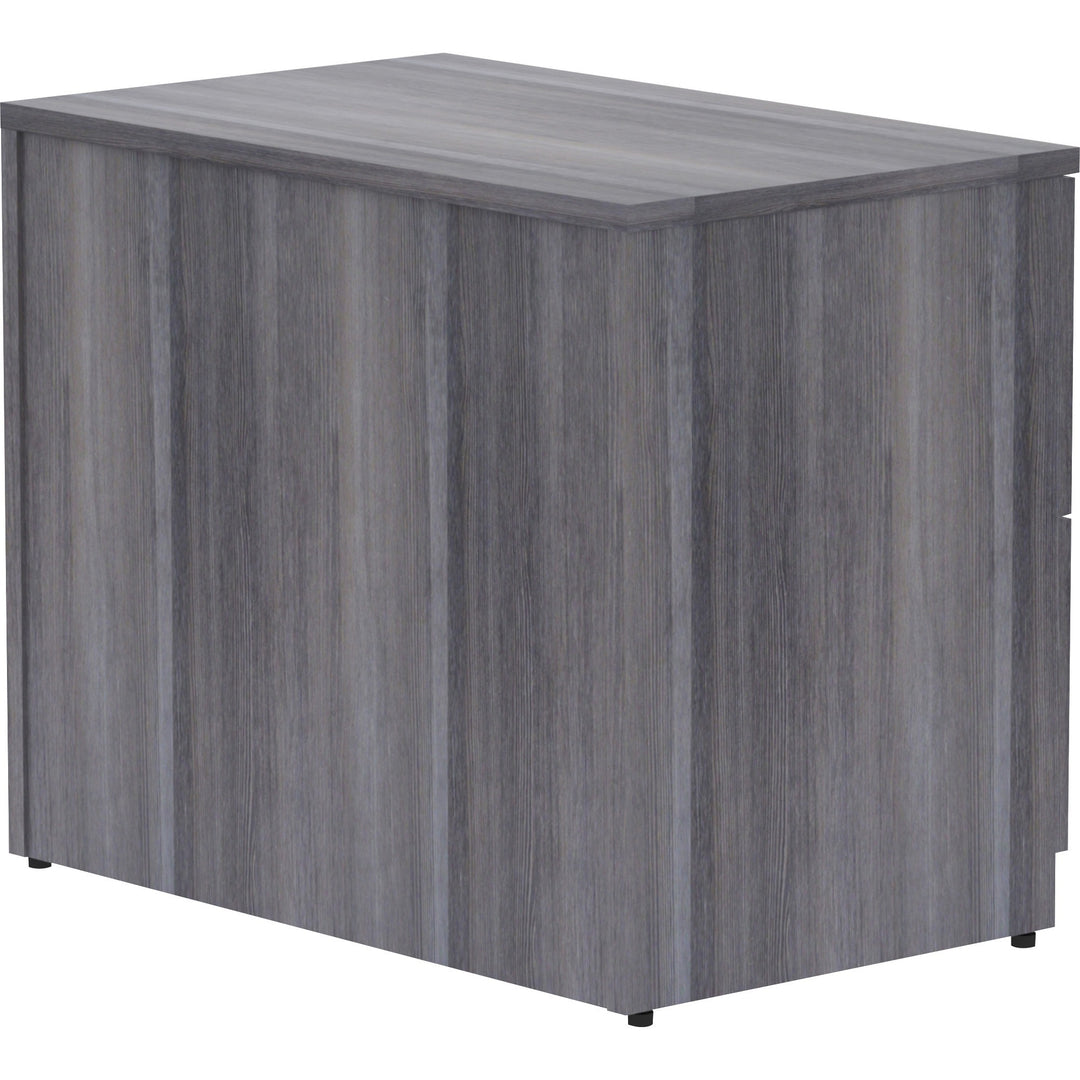 Image of Lorell Lateral File, Anti-tip, 35"x22"x29-1/2", Weathered Charcoal