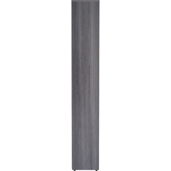 Image of Lorell Bookcase, 6 Shelves, 36"x12"x72", Weathered Charcoal