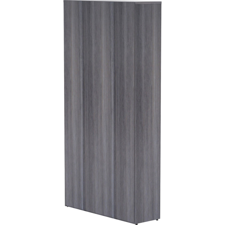Image of Lorell Bookcase, 6 Shelves, 36"x12"x72", Weathered Charcoal