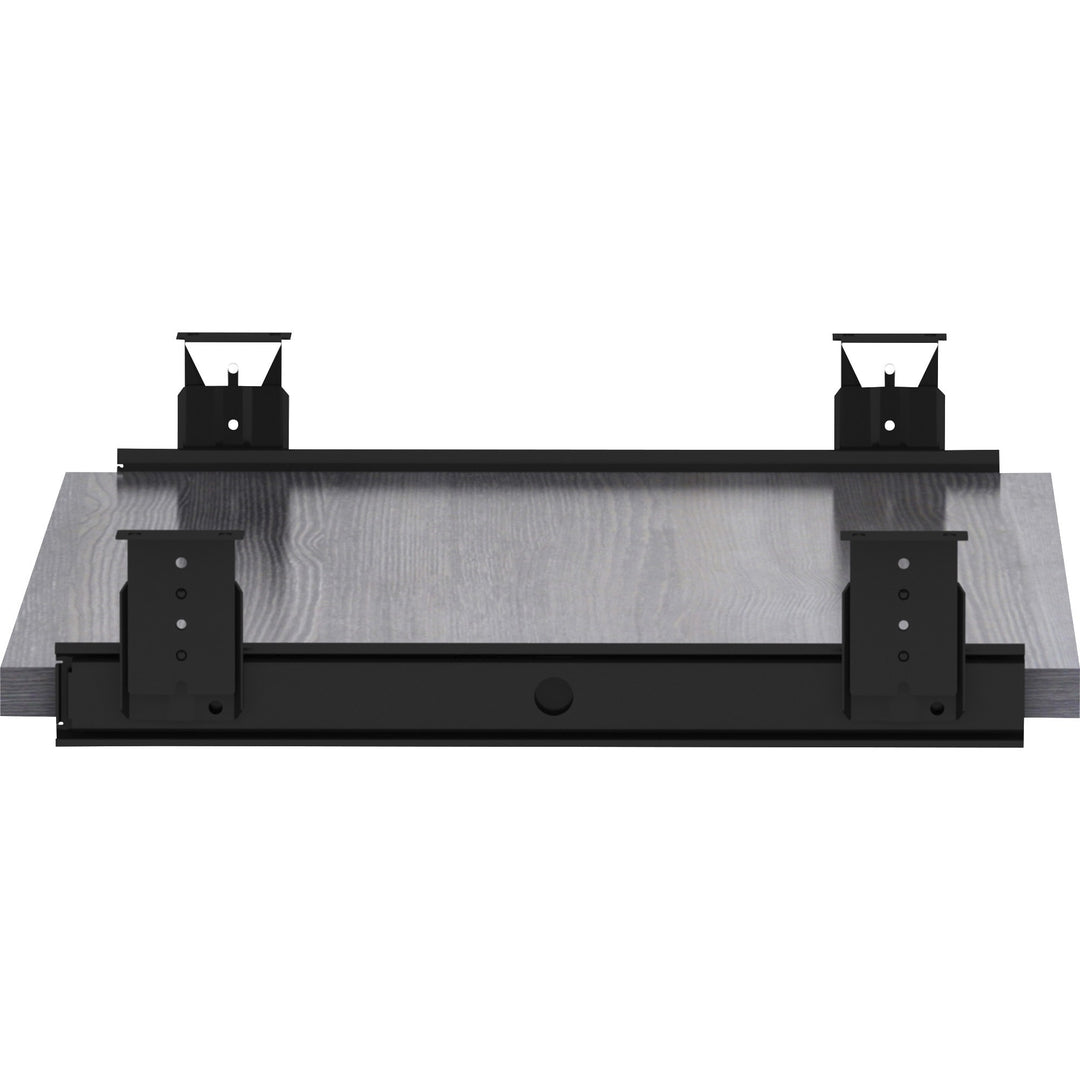 Image of Lorell Keyboard Tray, 26"x15-3/8"x3/4", Weathered Charcoal
