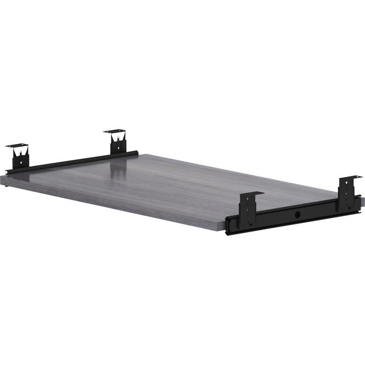 Image of Lorell Keyboard Tray, 26"x15-3/8"x3/4", Weathered Charcoal