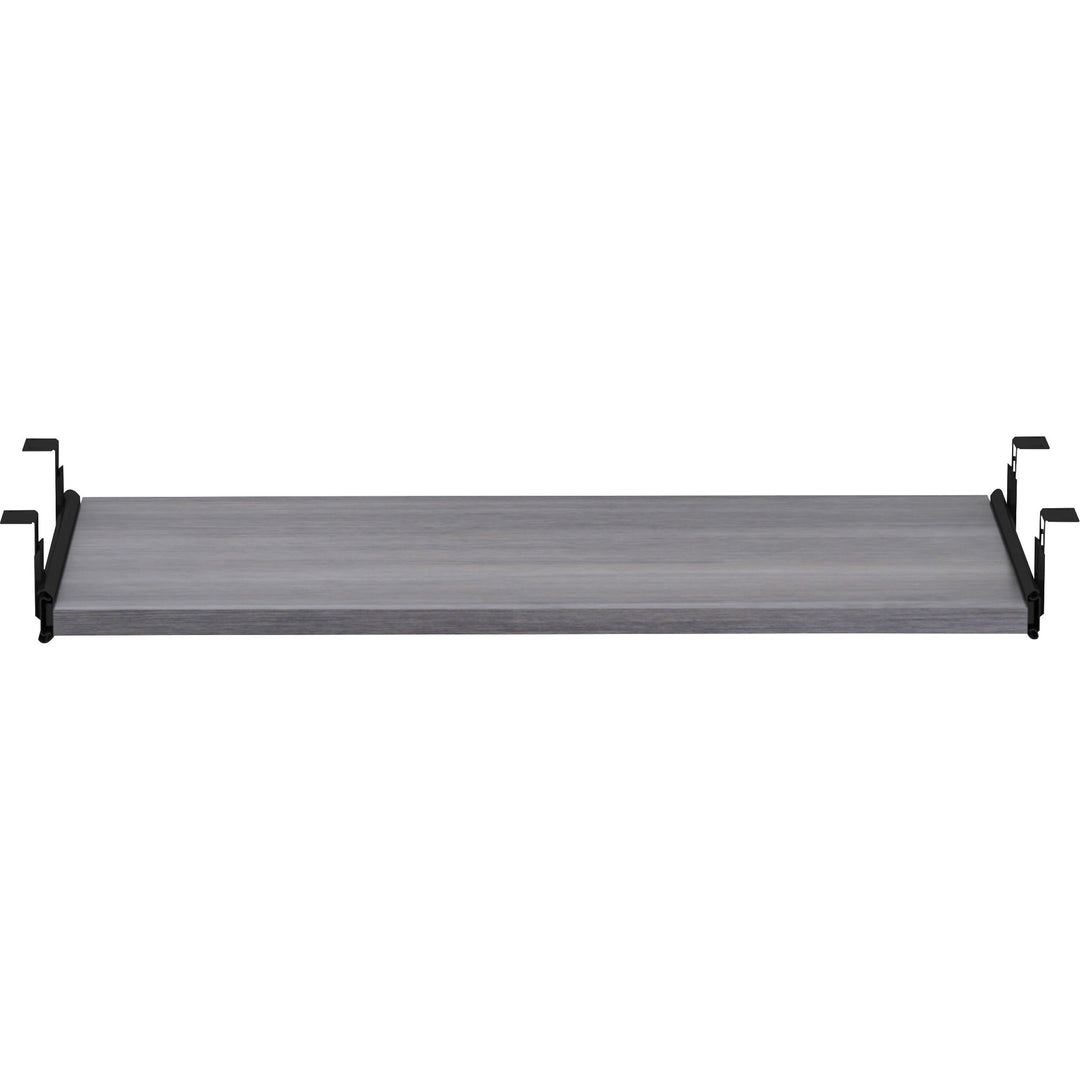 Image of Lorell Keyboard Tray, 26"x15-3/8"x3/4", Weathered Charcoal