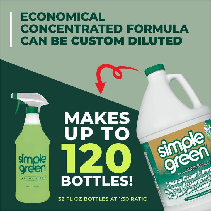 Image of Simple Green® Degreaser Cleaner, Deodorizer, 1 Gal Refill Bottle, 168/PL