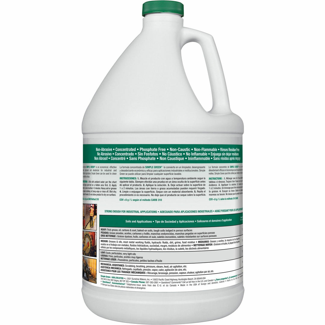 Image of Simple Green® Degreaser Cleaner, Deodorizer, 1 Gal Refill Bottle, 168/PL