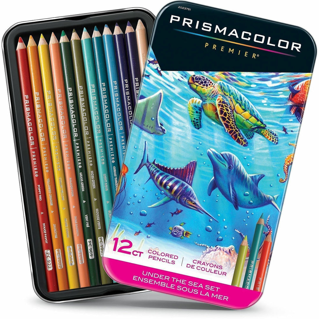 Image of Prismacolor 2023751 Under Sea Coloured Pencil Set, 12 / Pack