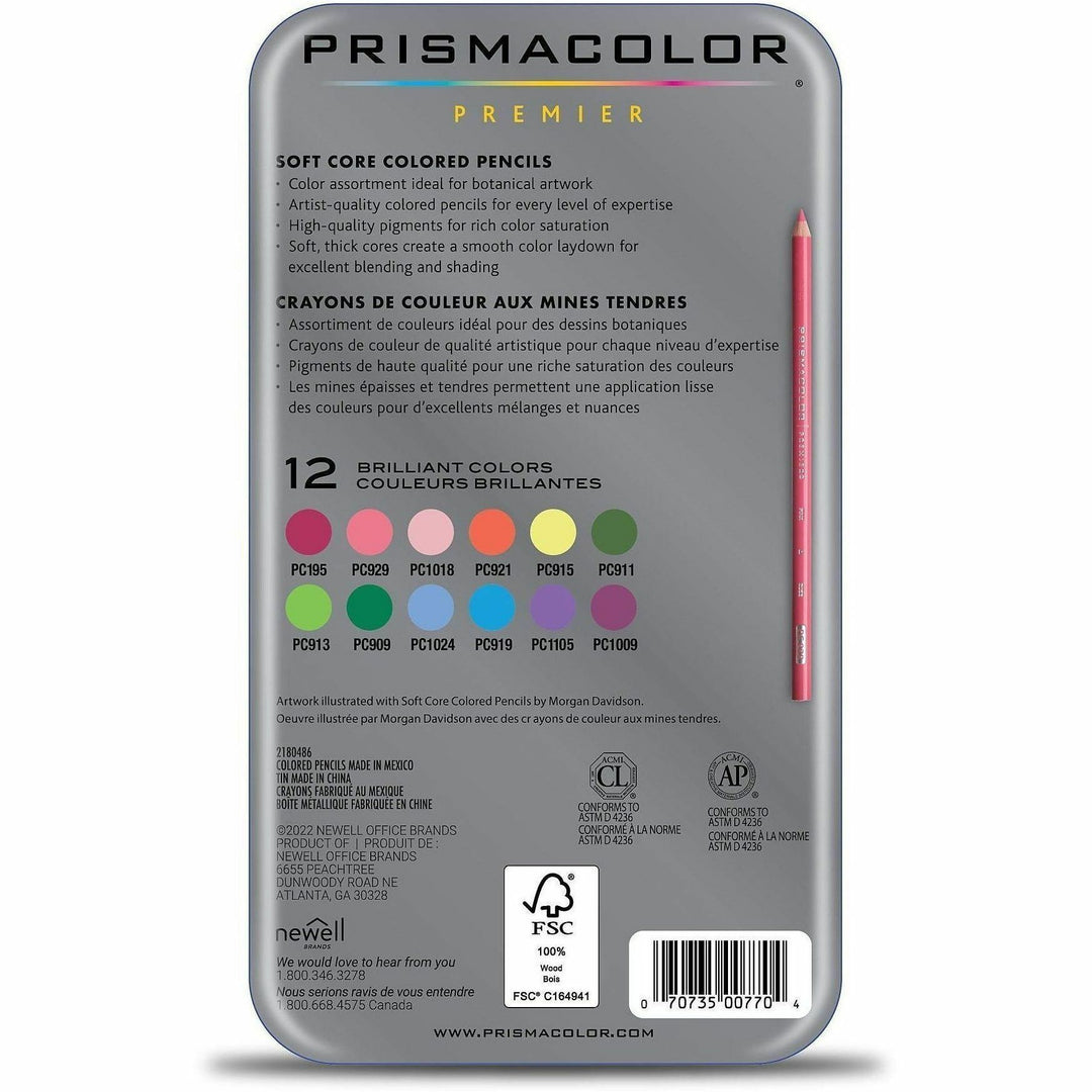 Image of Prismacolor 2023752 Under Sea Coloured Pencil Set, 12 / Pack