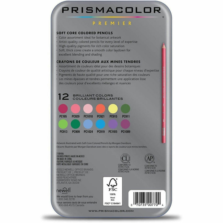 Image of Prismacolor 2023752 Under Sea Coloured Pencil Set, 12 / Pack
