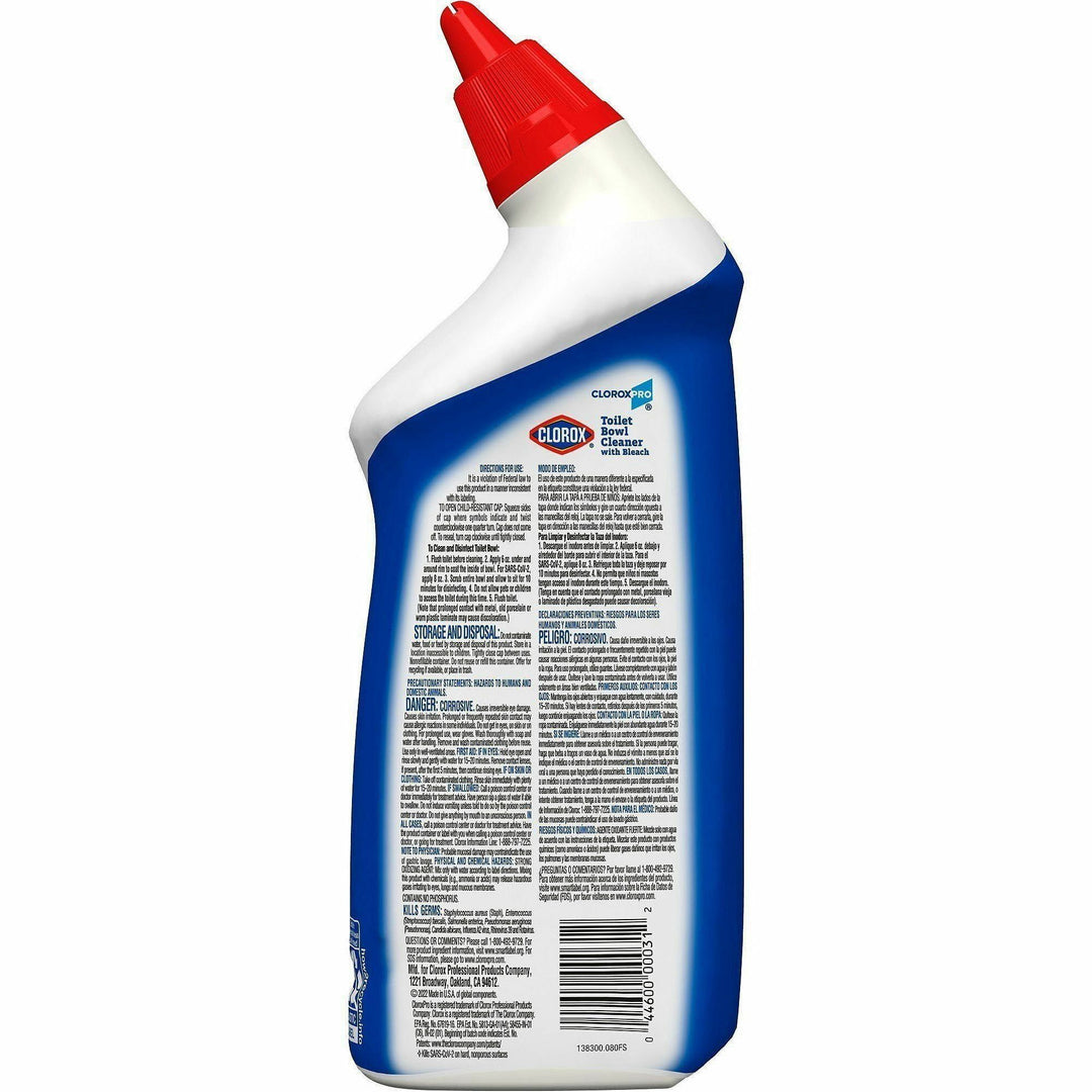 Image of Clorox® ToiletBowlCleaner,w/Bleach,24oz,12/CT,30CT/BD,Fresh Scent
