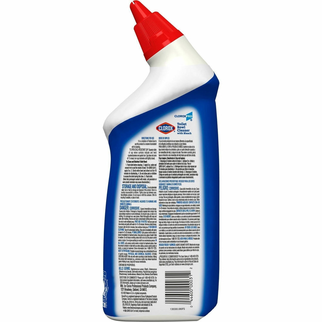 Image of Clorox® ToiletBowlCleaner,Bleach,24oz,12/CT,30CT/BD,2BD/PL,FrshScnt