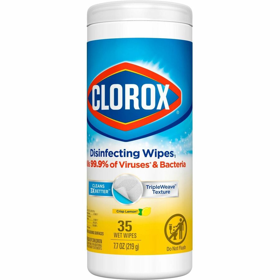 Image of Clorox® DisinfectWipes,CitrusBlend,35/Can,12Can/CT,35CT/BD,18,WE