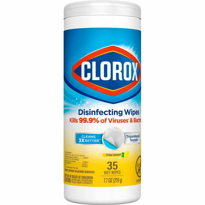 Image of Clorox® DisinfectWipes,CitrusBlend,35/Can,12Can/CT,35CT/BD,18,WE