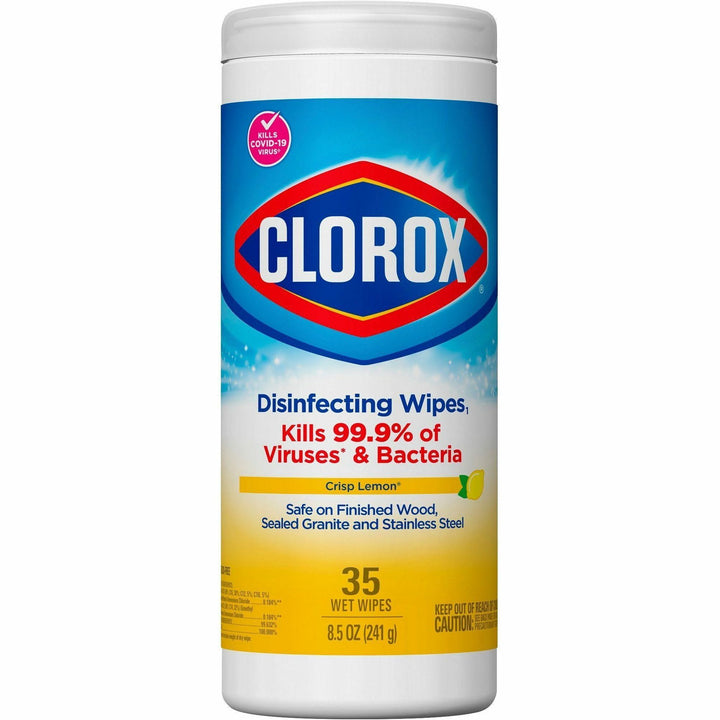 Image of Clorox® DisinfectWipes,CitrusBlend,35/Can,12Can/CT,35CT/BD,18,WE