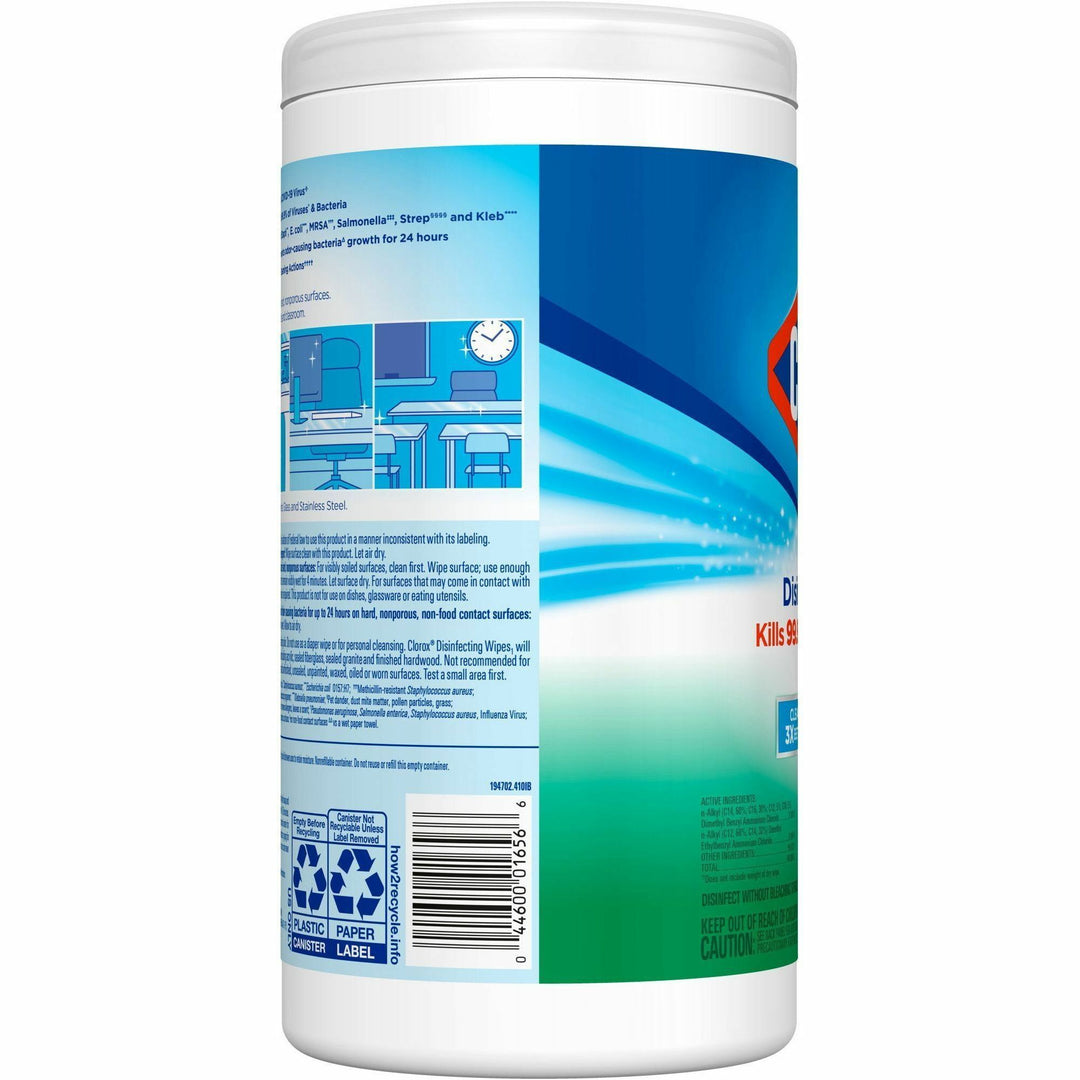 Image of Clorox® Disinfecting Wipes, Fresh Scent,75/Canister,6/CT,40CT/BD, WE