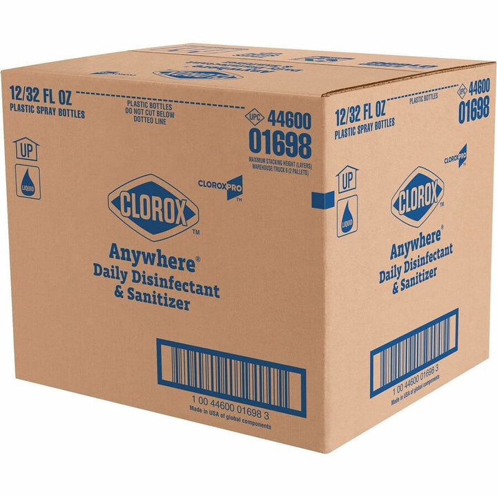 Image of Clorox® Sanitizing/CleanerSpray,f/HardSurfaces,32oz, 12/CT,18CT/BD