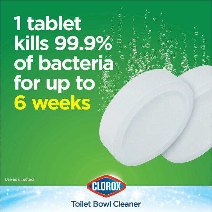 Image of Clorox® Toilet Bowl Cleaner Tablets,Bleach,3.5oz,6 EA/CT,70CT/BD, WE