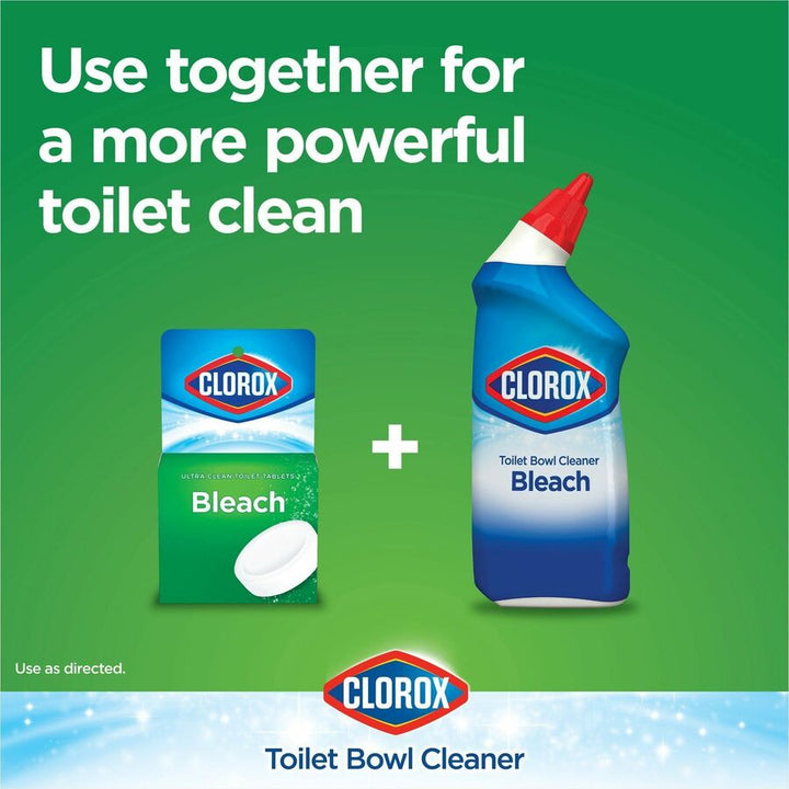 Image of Clorox® Toilet Bowl Cleaner Tablets,Bleach,3.5oz,6 EA/CT,70CT/BD, WE