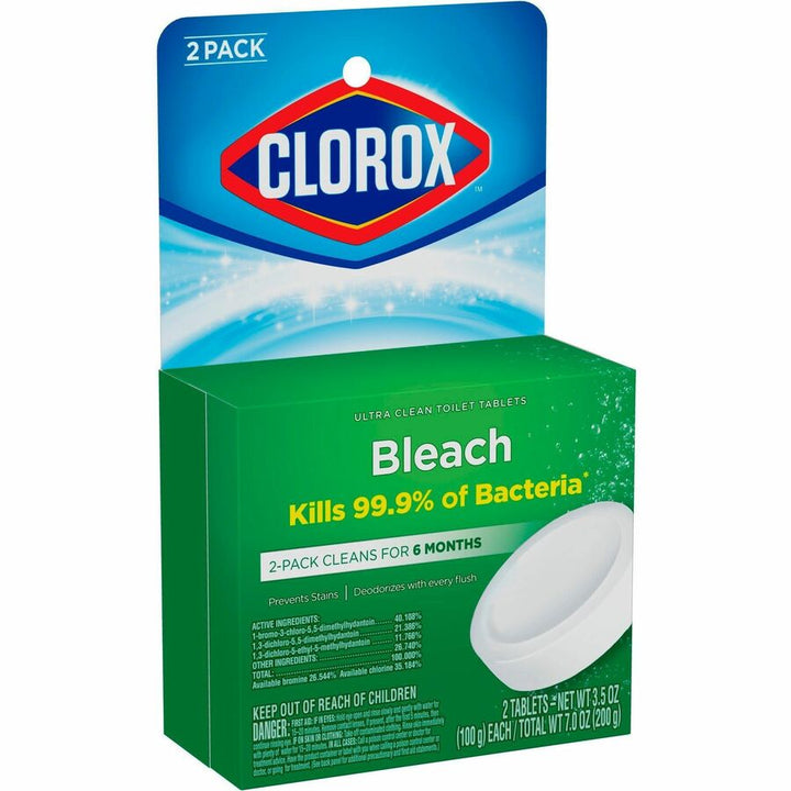 Image of Clorox® Toilet Bowl Cleaner Tablets, Bleach, 3.5oz, 840/PL, WE