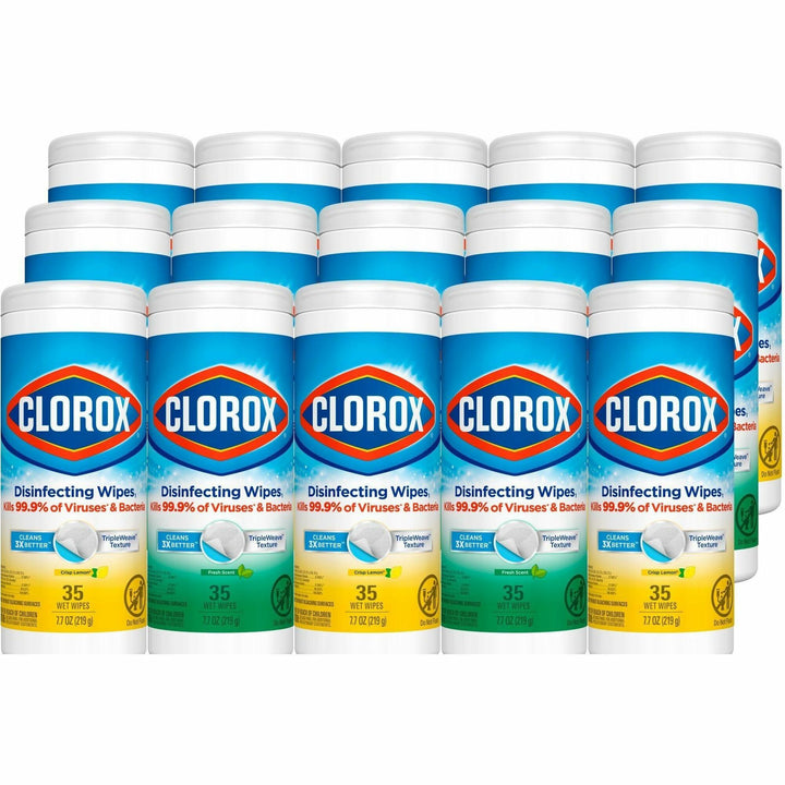 Image of Clorox® Disinfecting Wipes, 35 Wipes/BT, 675 BT/PL, AST Scent