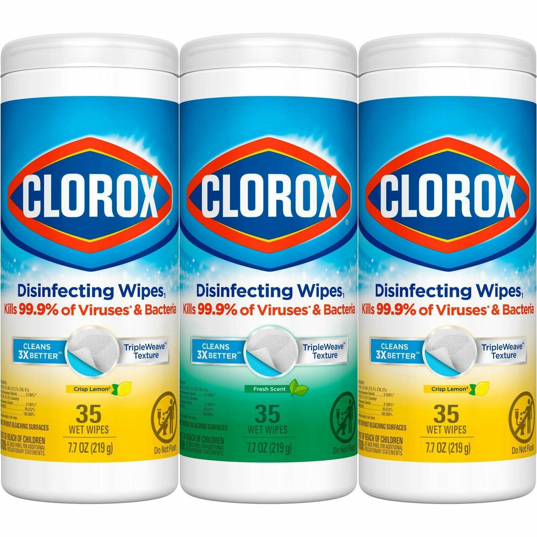 Image of Clorox® Disinfecting Wipes, 35 Wipes/BT, 675 BT/PL, AST Scent