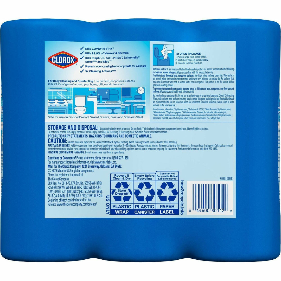 Image of Clorox® Disinfecting Wipes, 35 Wipes/BT, 675 BT/PL, AST Scent