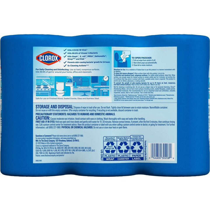 Image of Clorox® Disinfecting Wipes,75/Can,3/PK,4PK/CT,20CT/BD,2BD/PL,WE