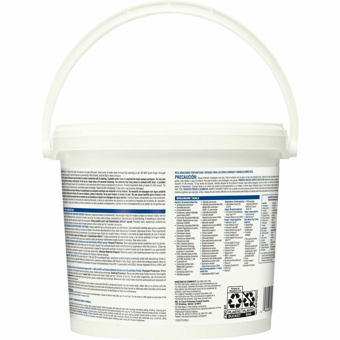 Image of Clorox® Germicidal Wipes, Clorox, 110/Canister,2EA/CT,25CT/BD,WE