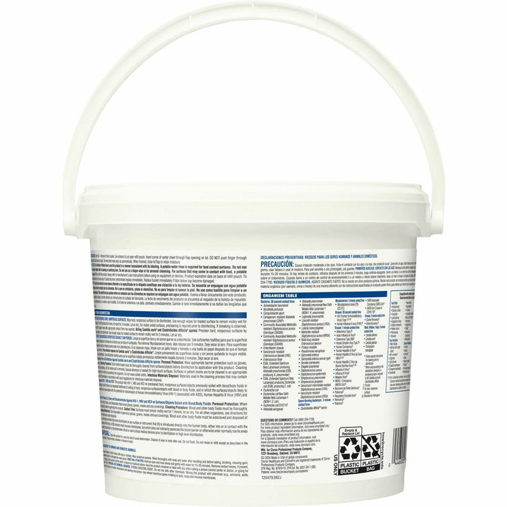 Image of Clorox® Germicidal Wipes, Clorox, 110/Canister,2EA/CT,25CT/BD,WE