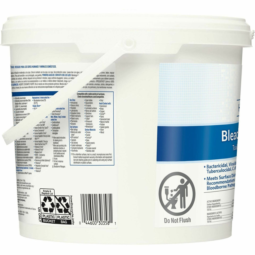 Image of Clorox® Germicidal Wipes, Clorox, 110/Canister,2EA/CT,25CT/BD,WE