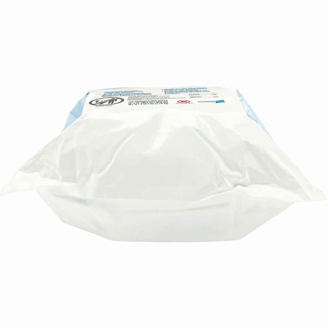 Image of Clorox® Germicidal Wipes, w/Bleach, 110/PK, 2PK/CT,50CT/BD, WE