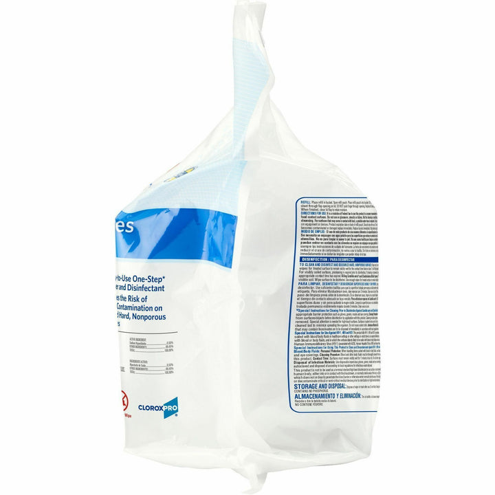 Image of Clorox® Germicidal Wipes, w/Bleach, 110 Wipes/Refill, 200/PL, White