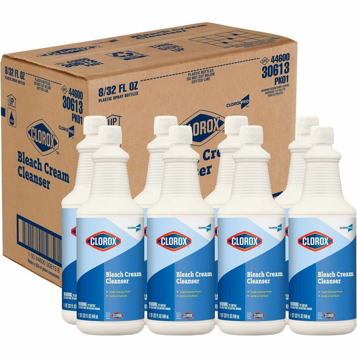 Image of Clorox® Cream Cleanser, Bleach, 32 oz, 8EA/CT,32CT/BD, CL