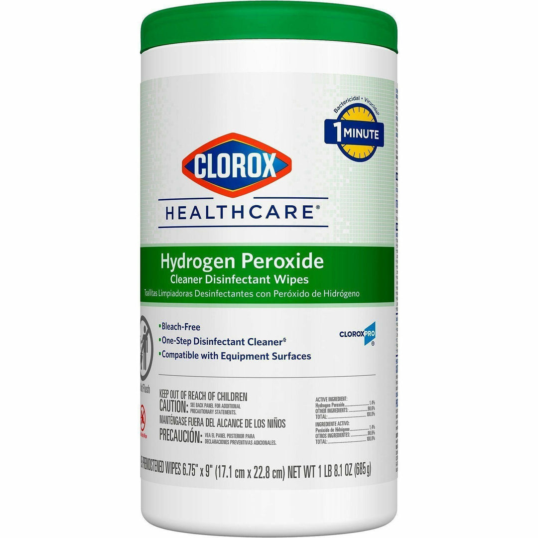 Image of Clorox® Disinfecting Wipes,w/Hydrogen Peroxide,95 Wipes,450/PL,WE