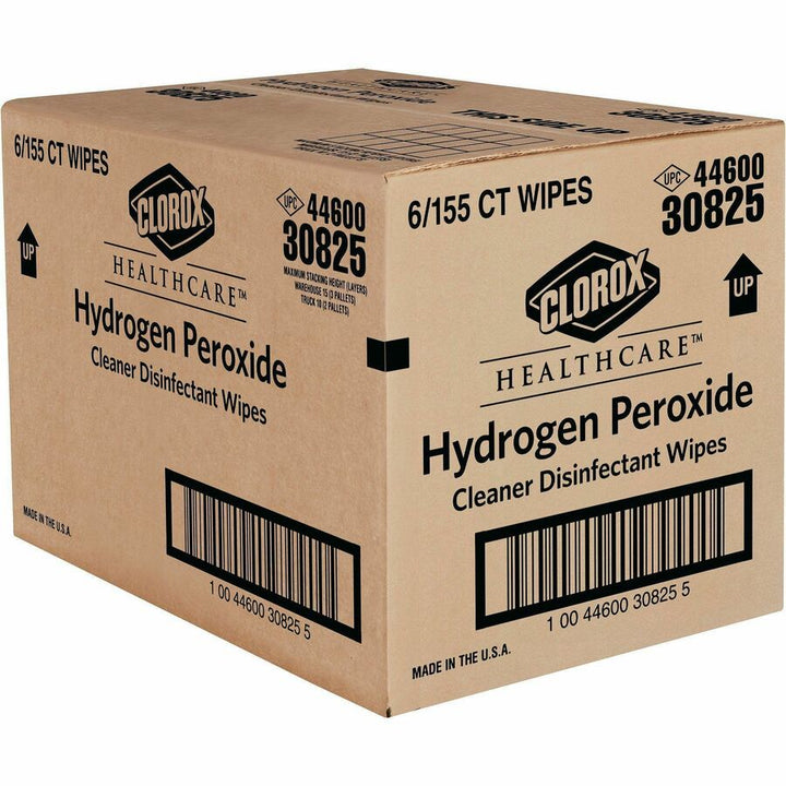 Image of Clorox® Disinfecting Wipes, w/Hydrogen Peroxide, 155 Wipes, 6/CT,WE