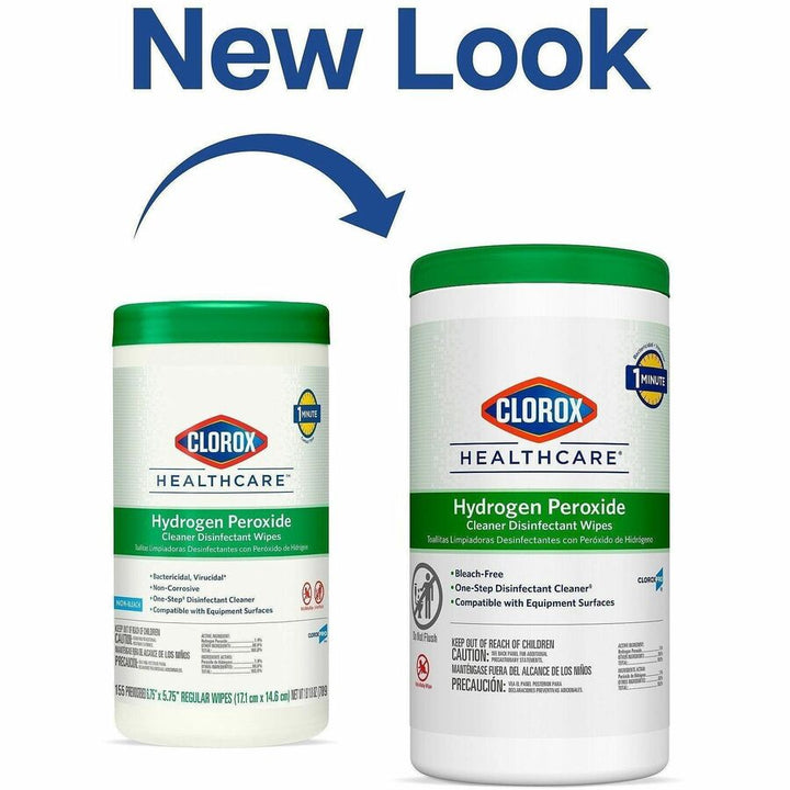 Image of Clorox® Disinfecting Wipes, w/Hydrogen Peroxide, 155 Wipes, 6/CT,WE