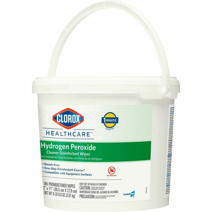 Image of Clorox® Disinfecting Wipes,w/Hydrogen Peroxide,185 Wipes,50/BD,WE